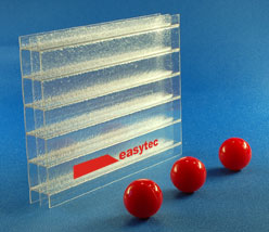 Stegplatten mit kristallstruktur