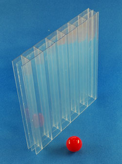 Stegplatte transparent