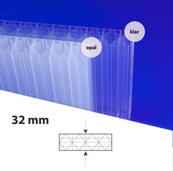 Stegplatten 32 mm