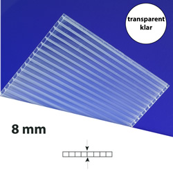 Stegplatten 8 mm